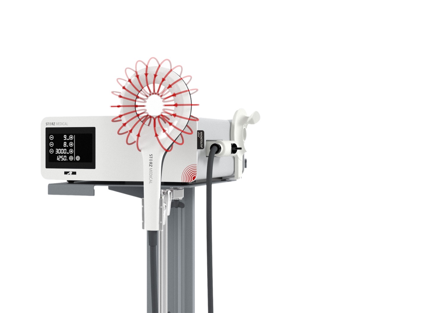 MAGNETOLITH ultra+ de STORZ Medical, magnetotransducción de alta energía